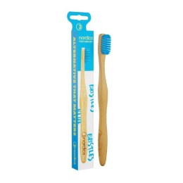 Bamboo Toothbrush Blue Medium Hard