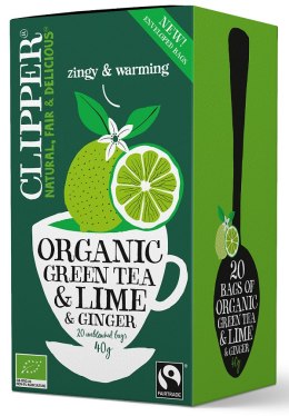 Green Lime Tea Ginger BIO Fair Trade