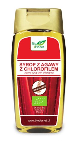 Agave Syrup With Chlorophyll Bezglut. BIO 350g-Bio Planet