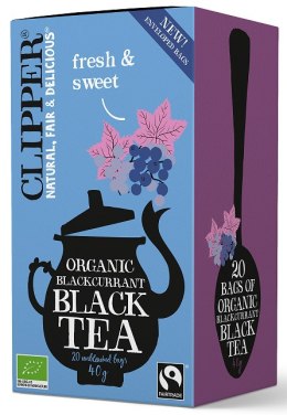 Black Tea With Currant BIO 20x2g Clipper